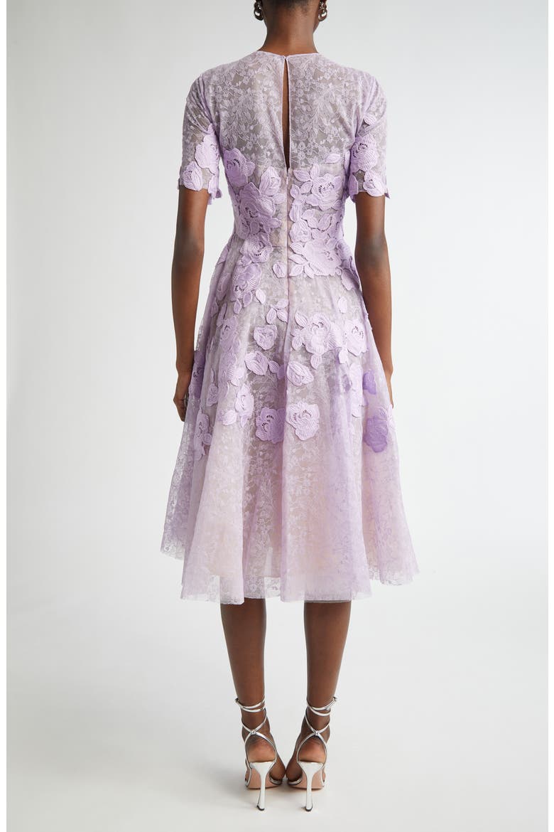 English Rose Guipure Lace Cocktail Dress, Alternate, color, THISTLE
