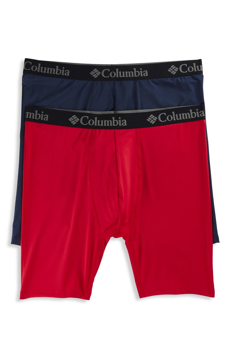 Columbia Big & Tall 2-pk Performance Boxer Briefs, Main, color, 