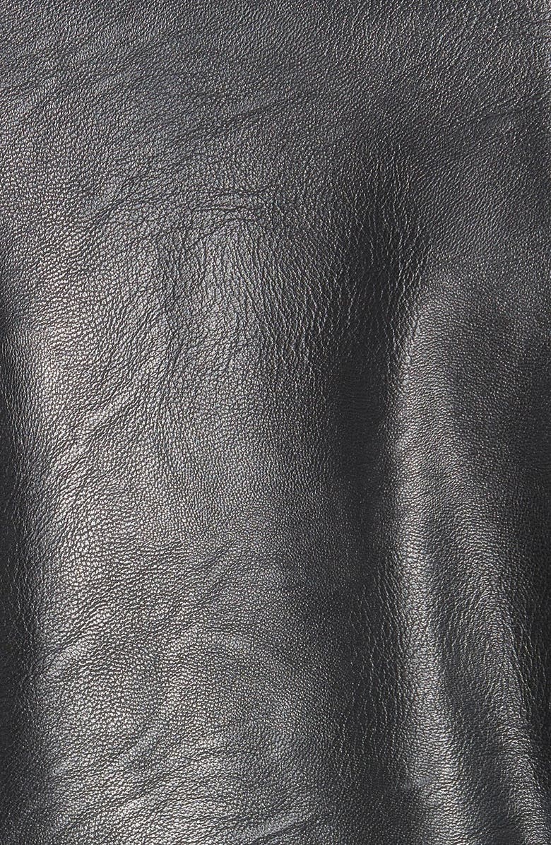 BLANKNYC 'Private Practice' Mixed Media Drape Front Jacket, Alternate, color,