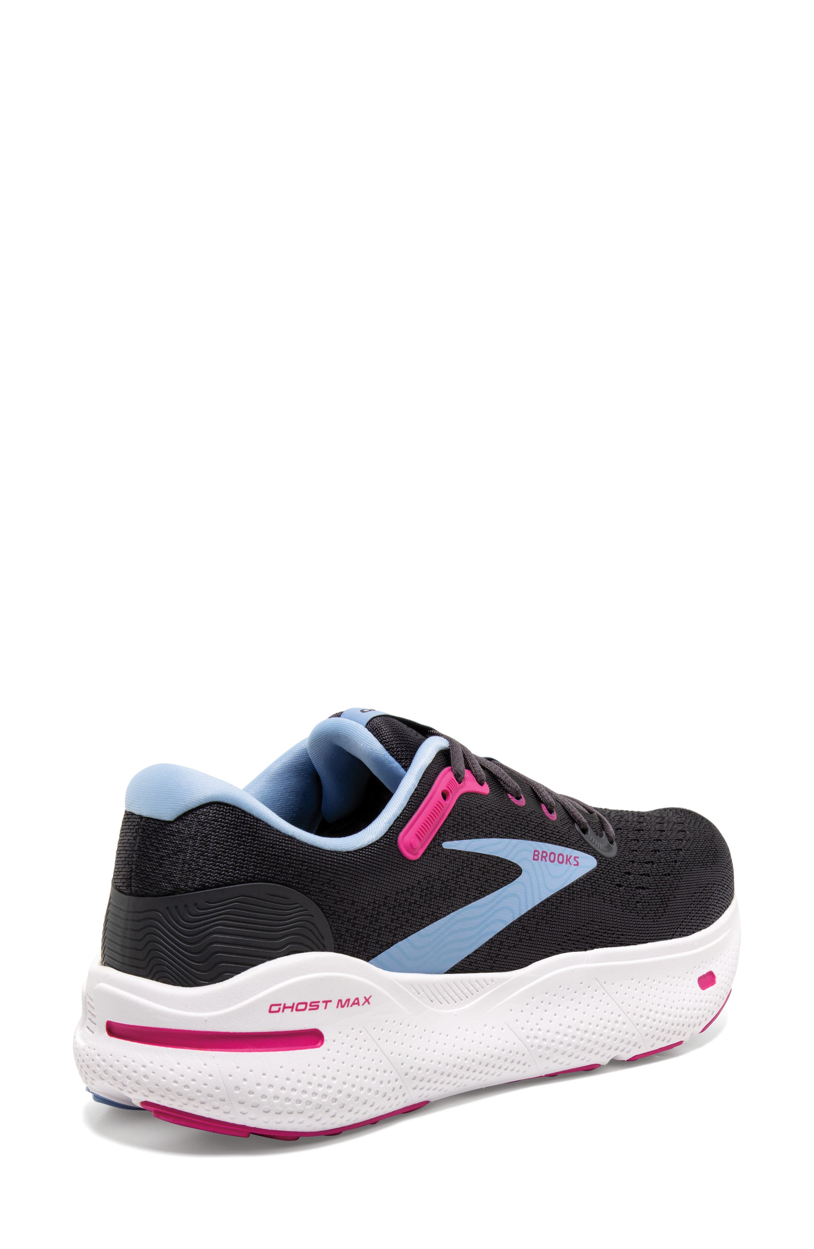 Brooks Ghost Max Running Shoe, Alternate, color, Ebony/ Open Air/ Lilac Rose