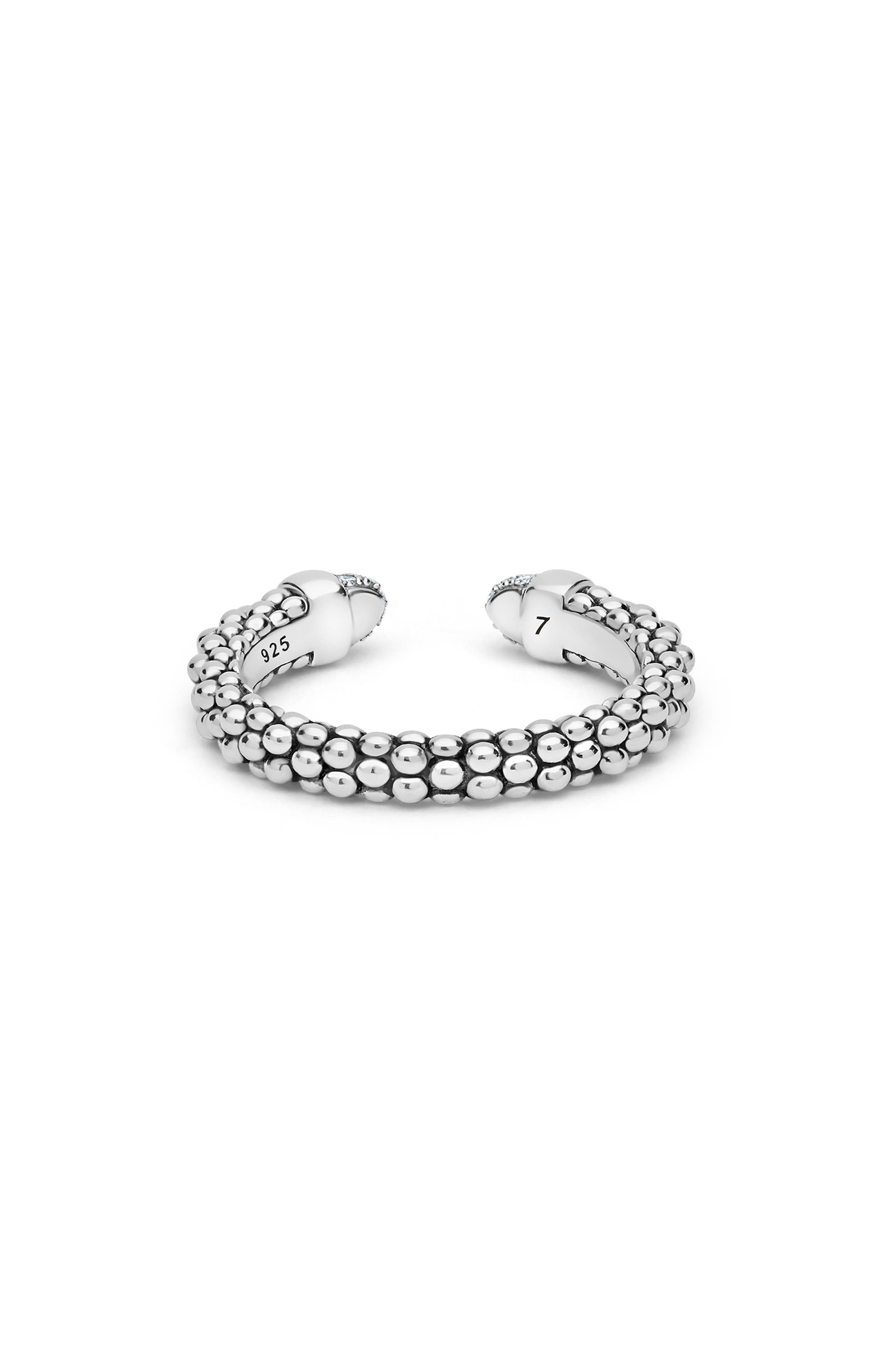 Женские аксессуары LAGOS Signature Caviar Versa Pavé Diamond Ring — фото 4