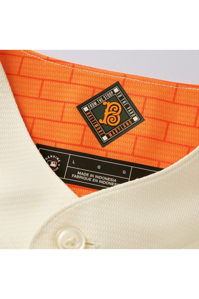 Men's Nike Gunnar Henderson Cream Baltimore Orioles 2026 City Connect Stadium Jersey, Alternate, color, Cream