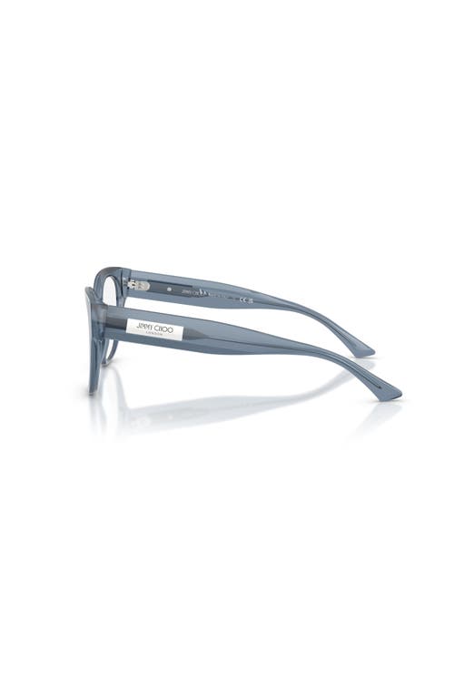 Jimmy Choo 53mm Phantos Optical Glasses In Blue