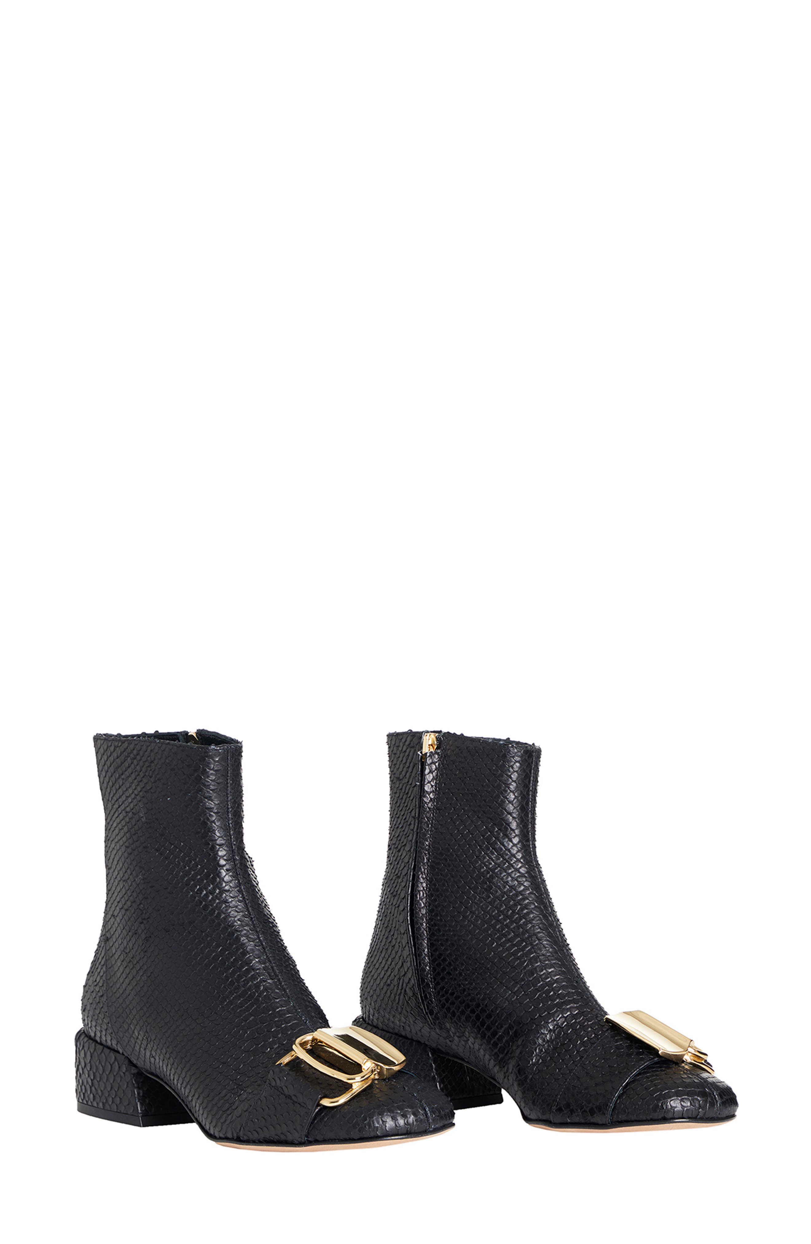 Wyatt Buckle Bootie, Main, color, BLACK