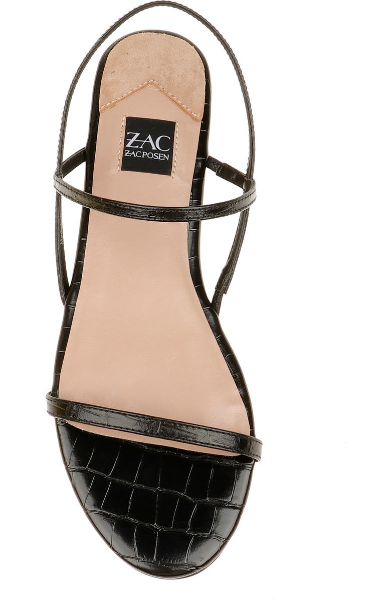 ZAC Zac Posen Sharon Flat Sandal, Alternate, color,