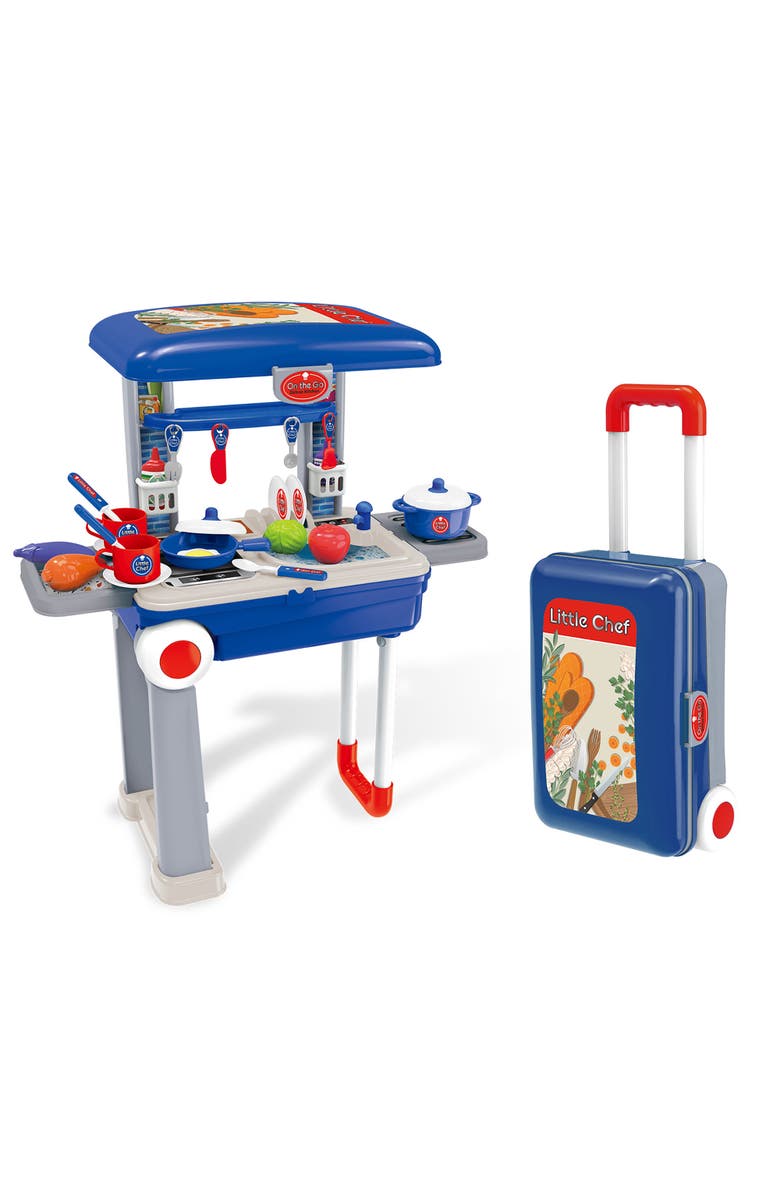 Kid Galaxy On The Go Carry On Pretend Play Cooking Set, Alternate, color, Multicolored