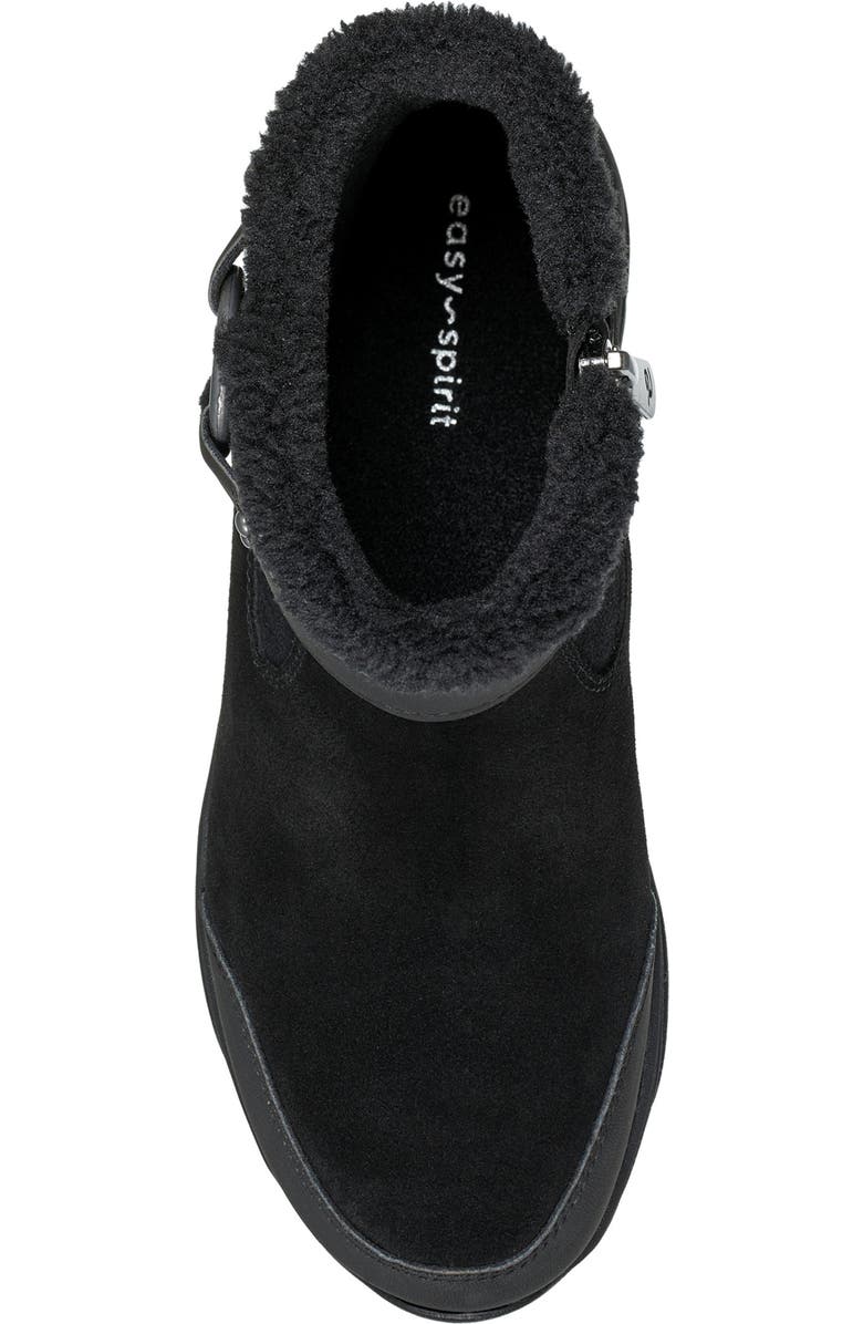 Easy Spirit Elinor Water Resistant Faux Shearling Bootie, Alternate, color,
