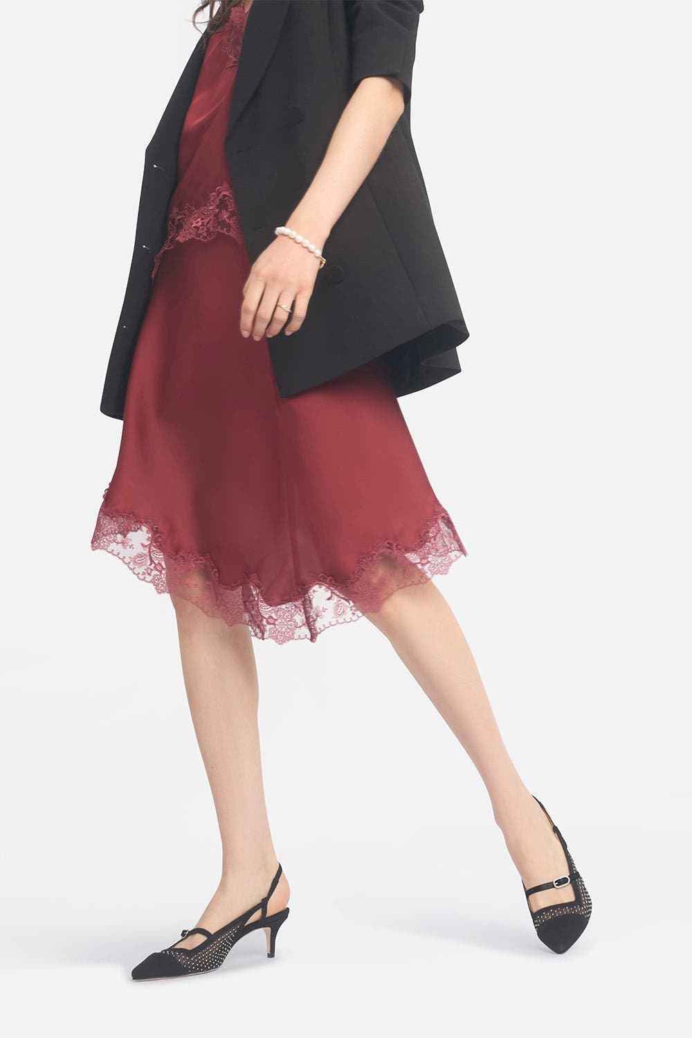 Joan Oloff Shoes Chloe Pump, Alternate, color, Black