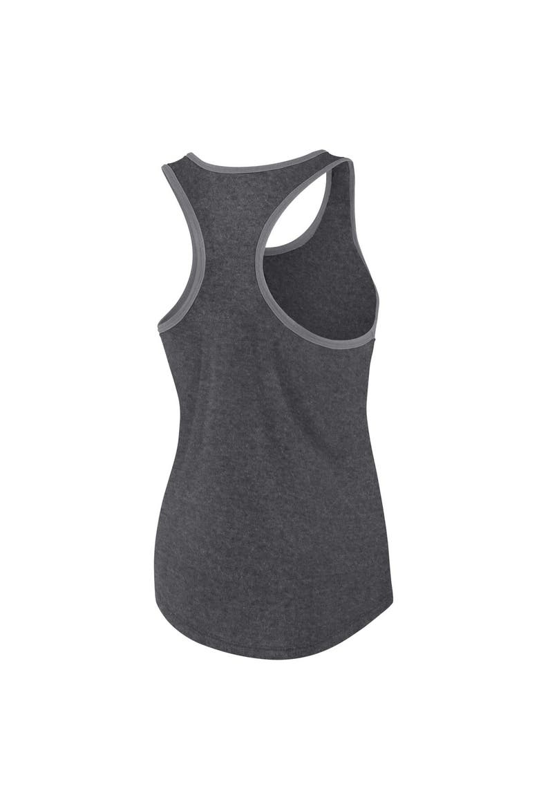 Women's Fanatics Branded Heather Black Cincinnati Bengals Plus Size Fuel Tank Top, Alternate, color, Heather Black
