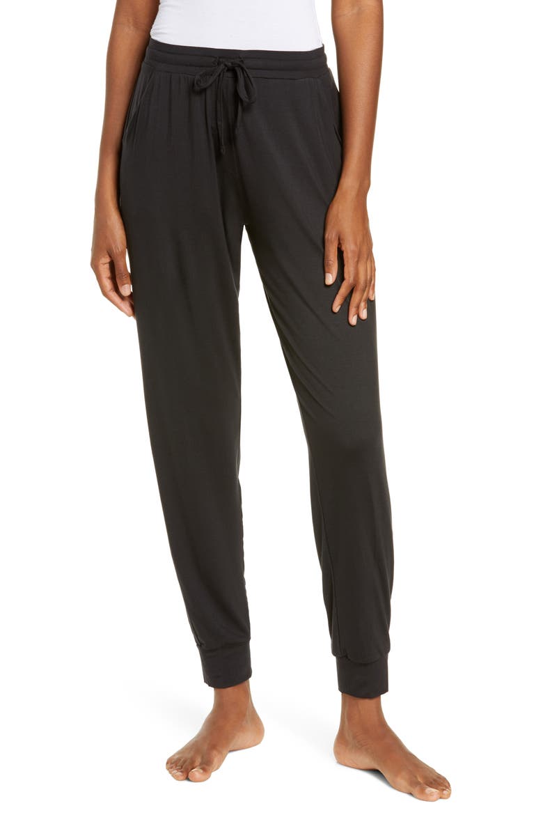 Jersey Joggers, Main, color, BLACK