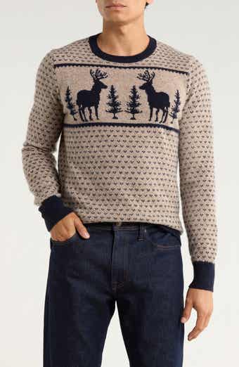 Brooks Brothers Archive Moose Scene Sweater