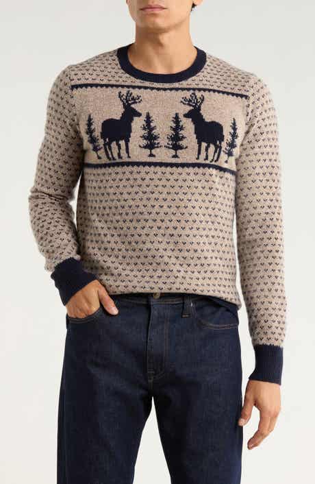 Brooks Brothers Archive Moose Scene Sweater