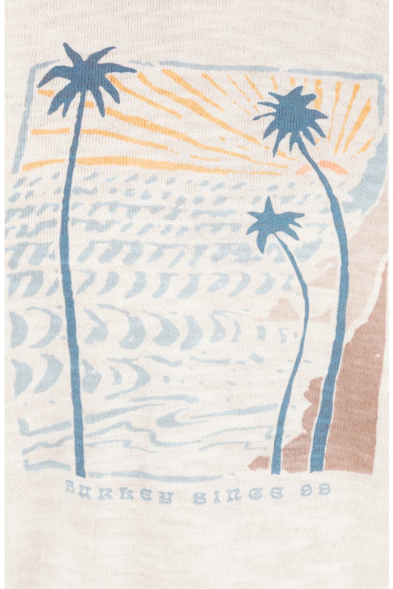 Palm Cove Graphic Sweater, Alternate, color, CREAM