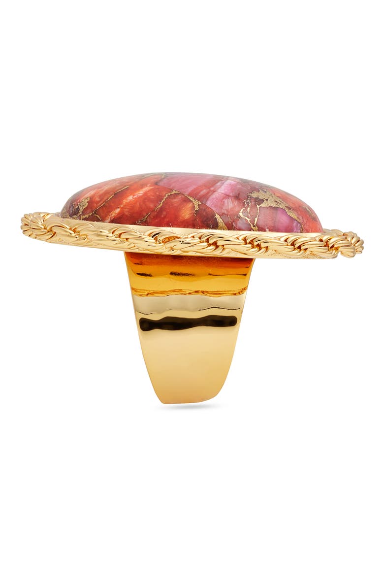 Spiny Oyster Adjustable Ring, Alternate, color, PINK