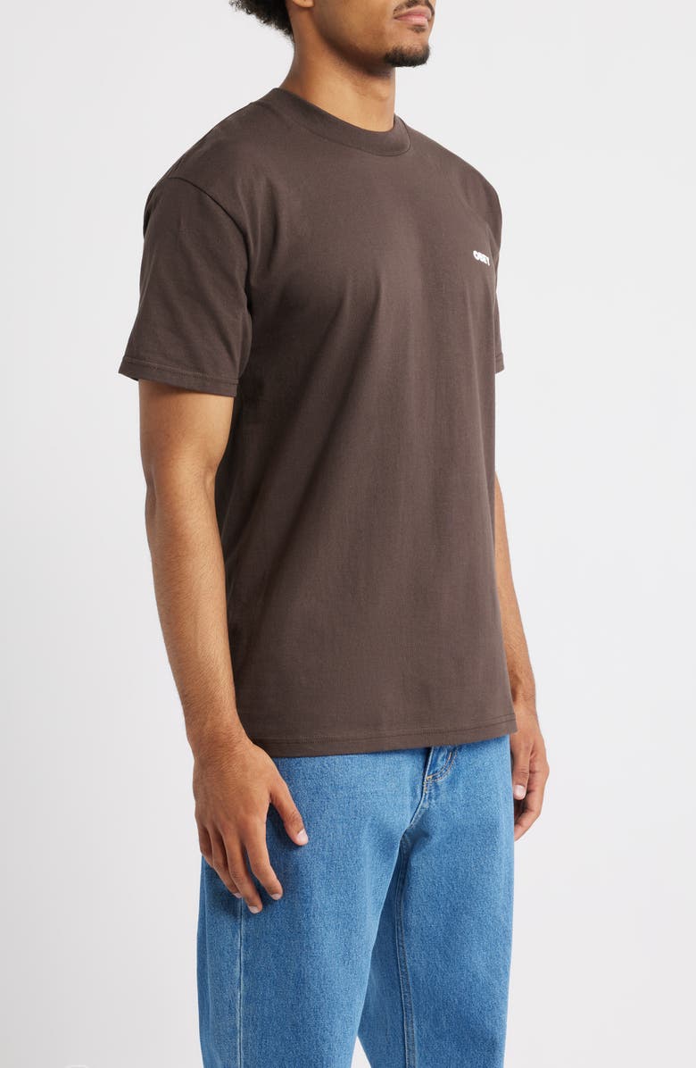 Obey Owl Graphic T-Shirt, Alternate, color, Java Brown