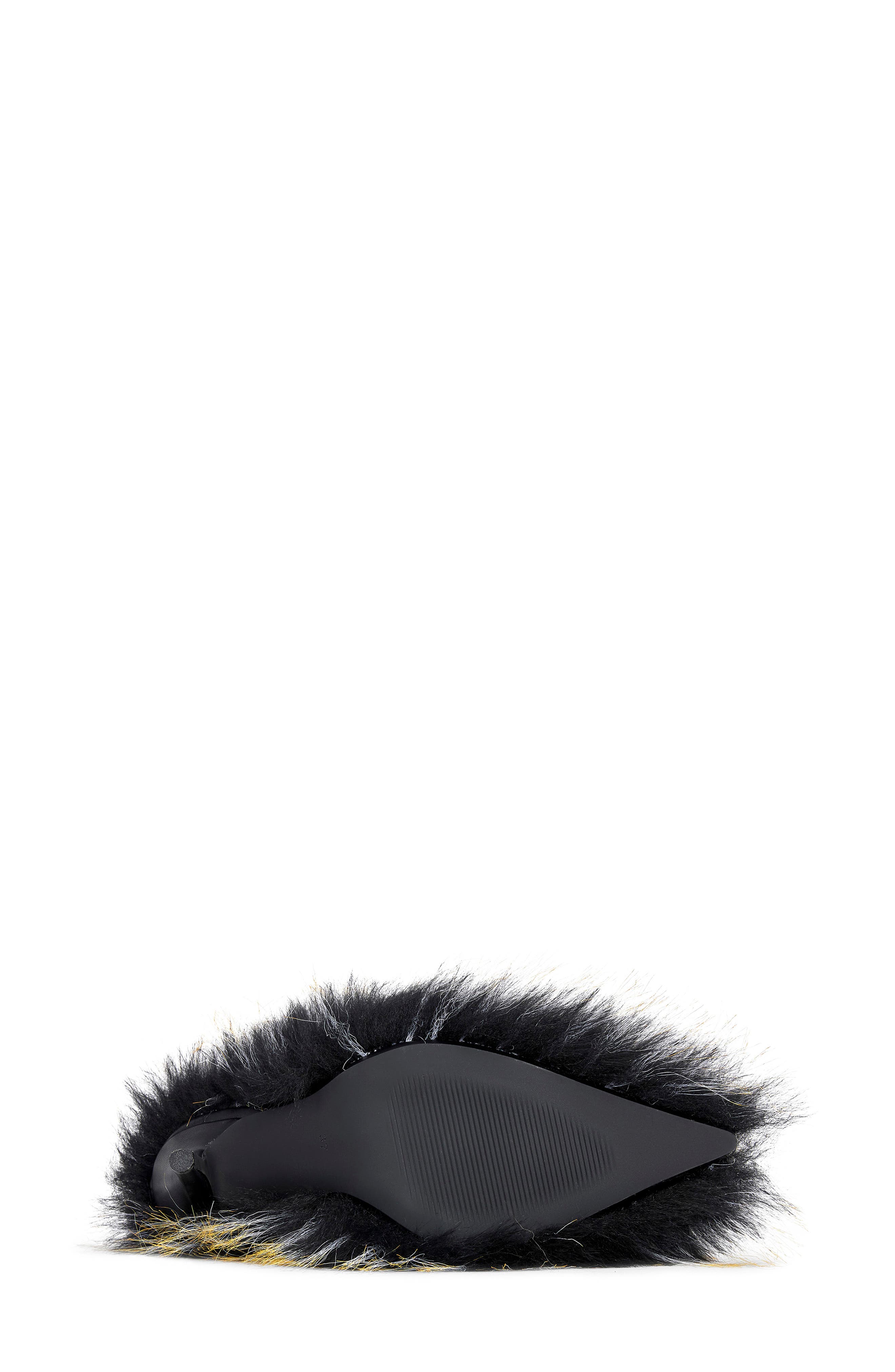 Noir Faux Fur Pump, Alternate, color, BLACK MULTI