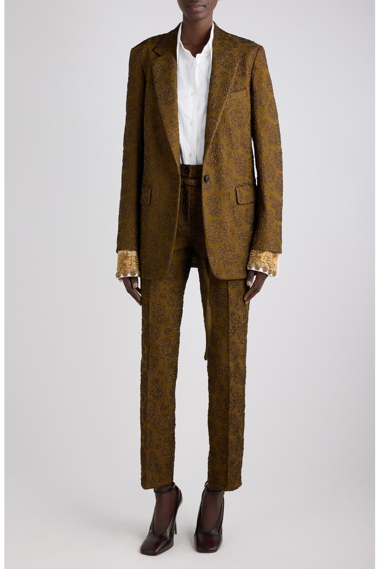 Blanchet D Jacquard Jacket, Alternate, color, KHAKI