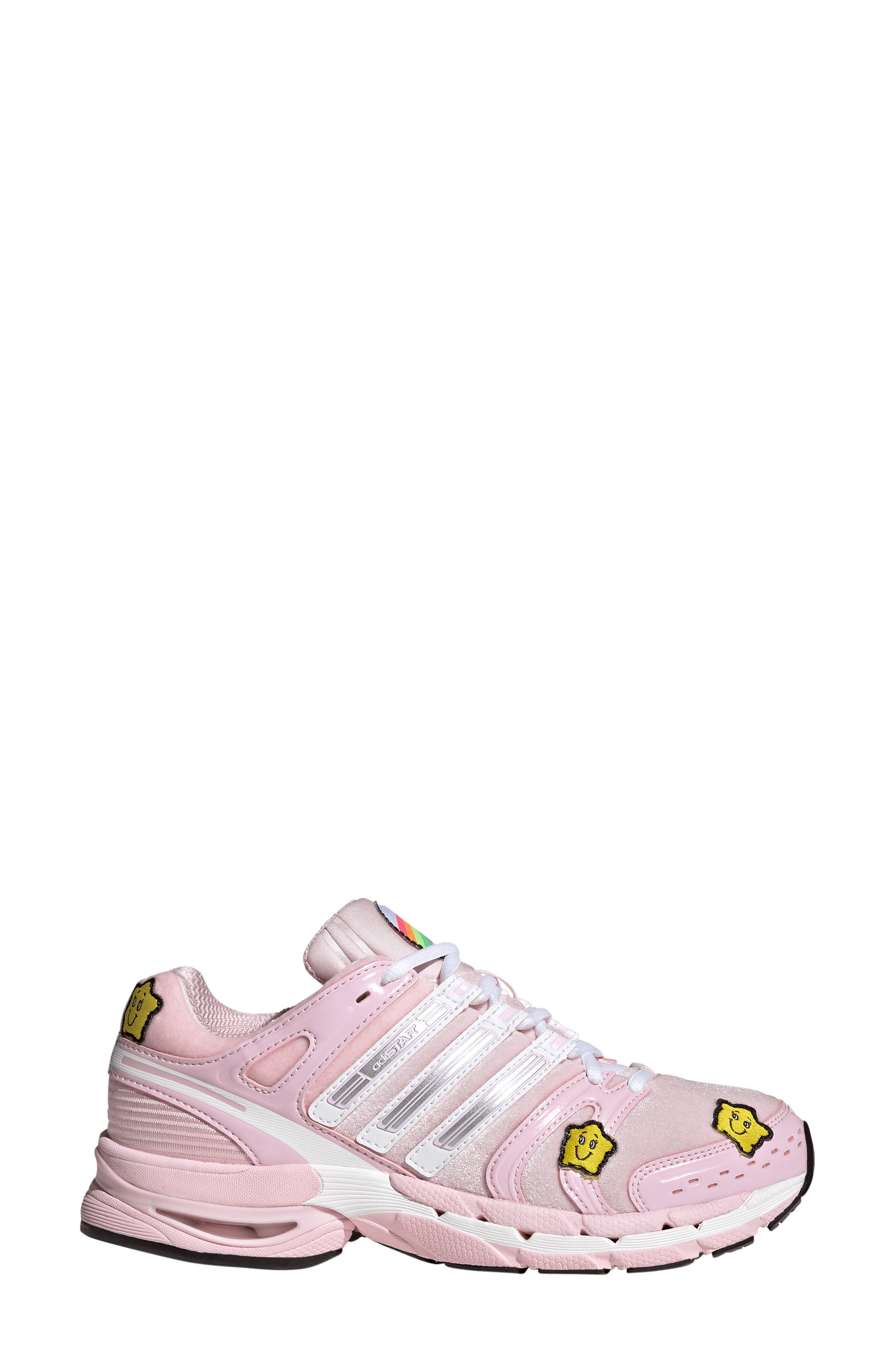 x Care Bears Adistar Control Sneaker, Alternate, color, CLEAR PINK/ WHITE/ PINK