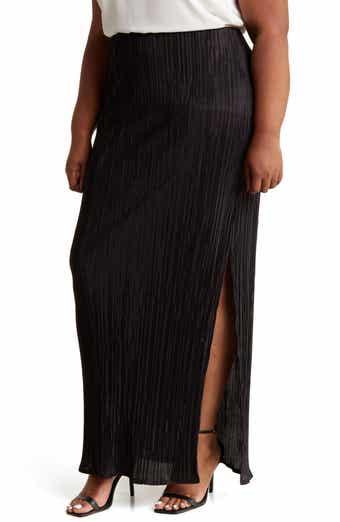 Plissé Maxi Skirt