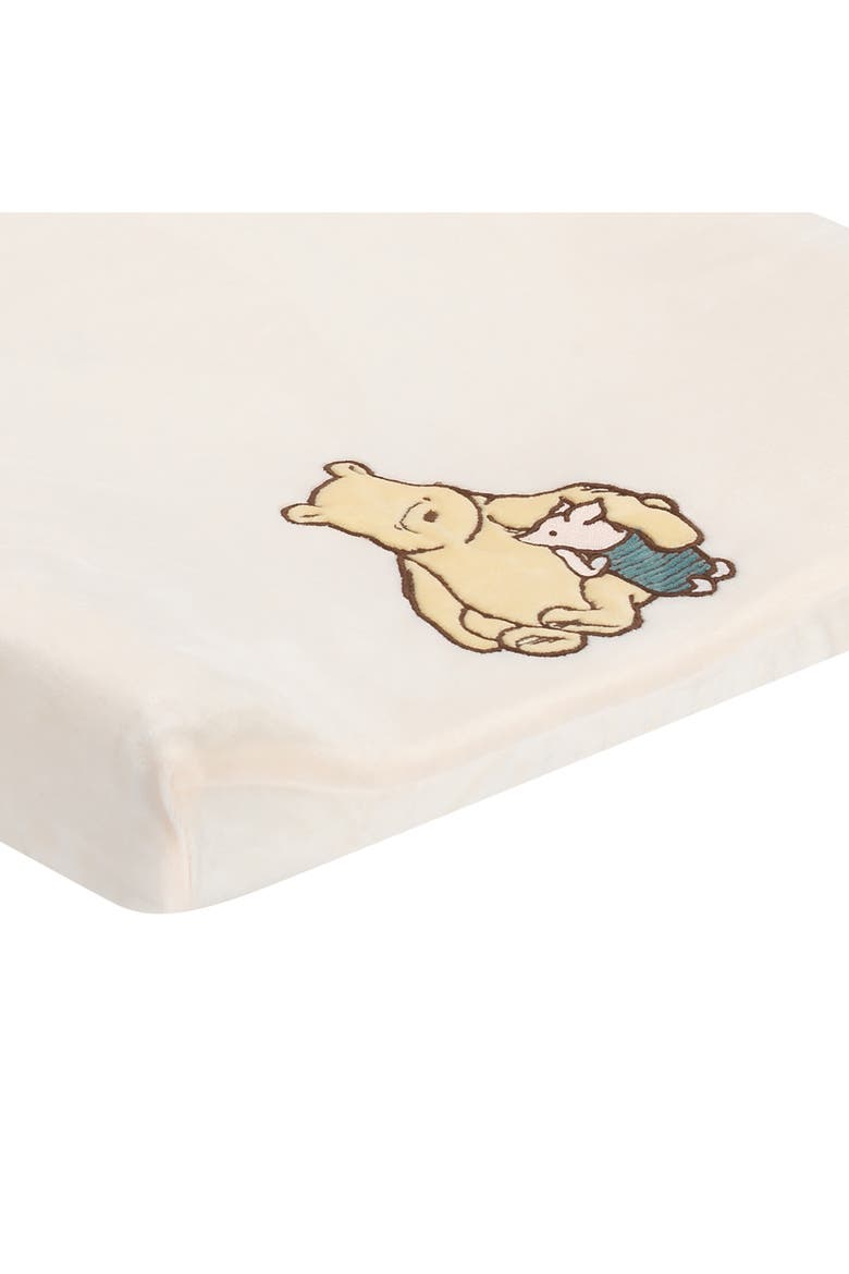 Disney Baby Storytime Pooh Soft Creamy Changing Pad Cover, Alternate, color, Cream