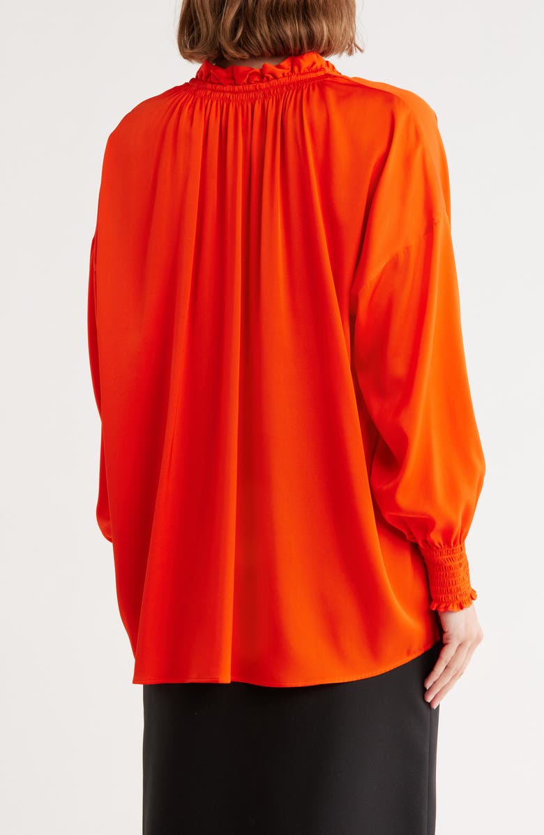 BOSS Baratina Long Sleeve Top, Alternate, color, Bright Orange