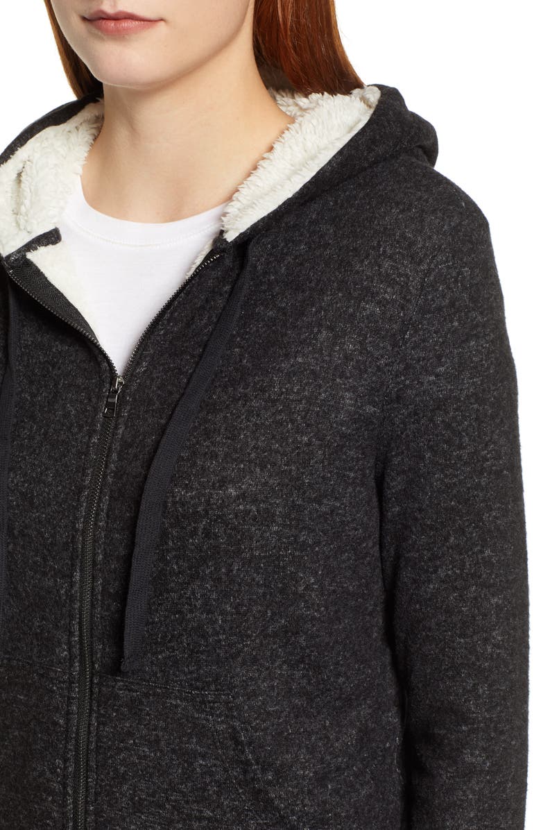 Bobeau Hooded Jacket, Alternate, color, 