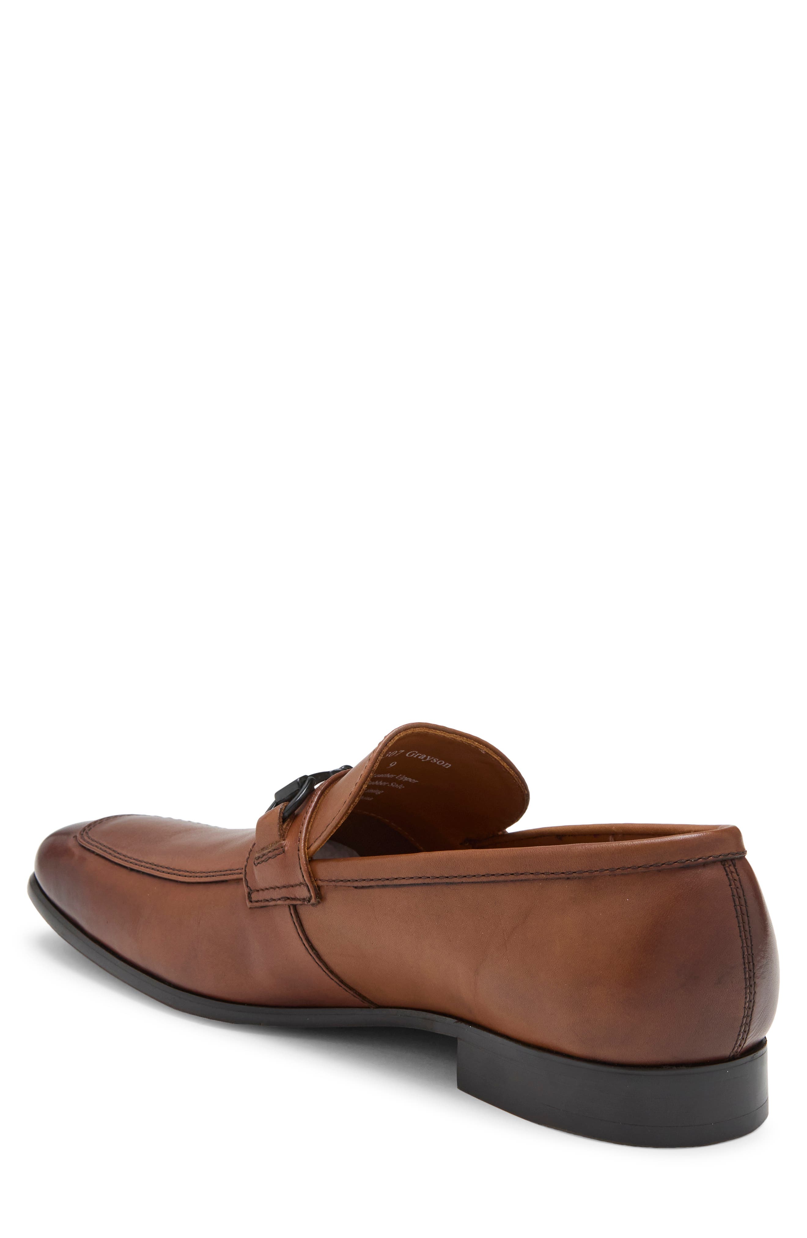 Leather Bit Loafer, Main, color, BRANDY