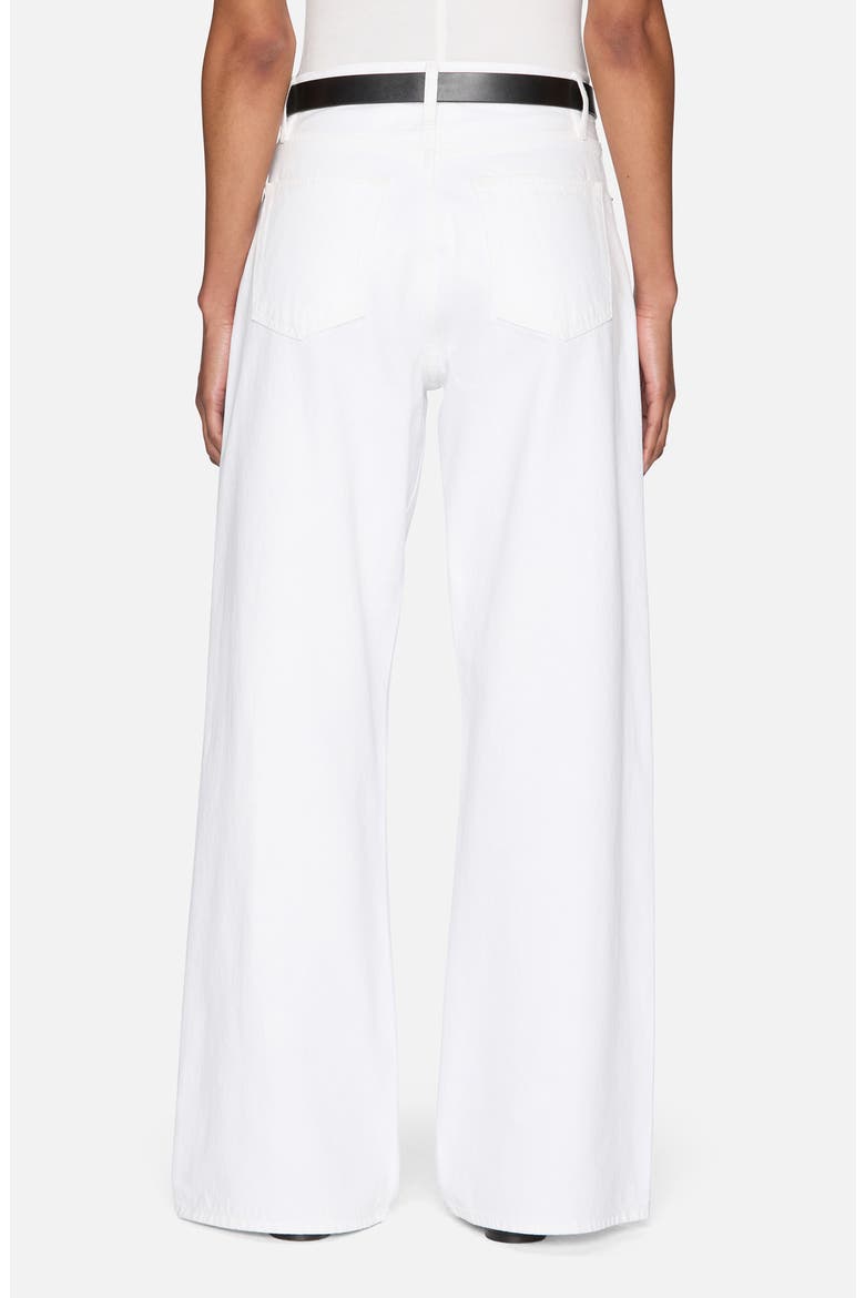 The Loose High Waist Wide Leg Jeans, Alternate, color, WHITE
