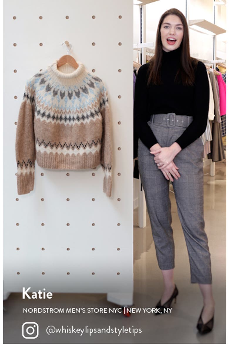 Fran Fair Isle Turtleneck Sweater video