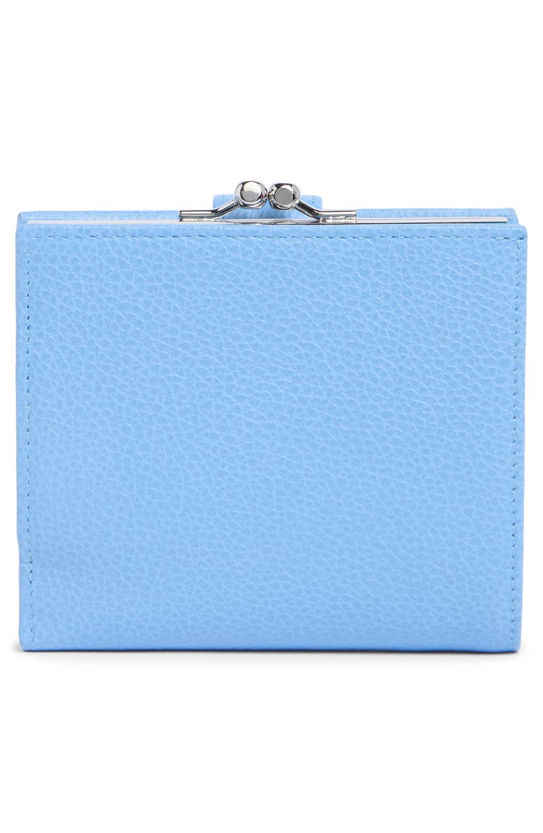 Longchamp Framed Index Wallet, Alternate, color, Cloud Blue
