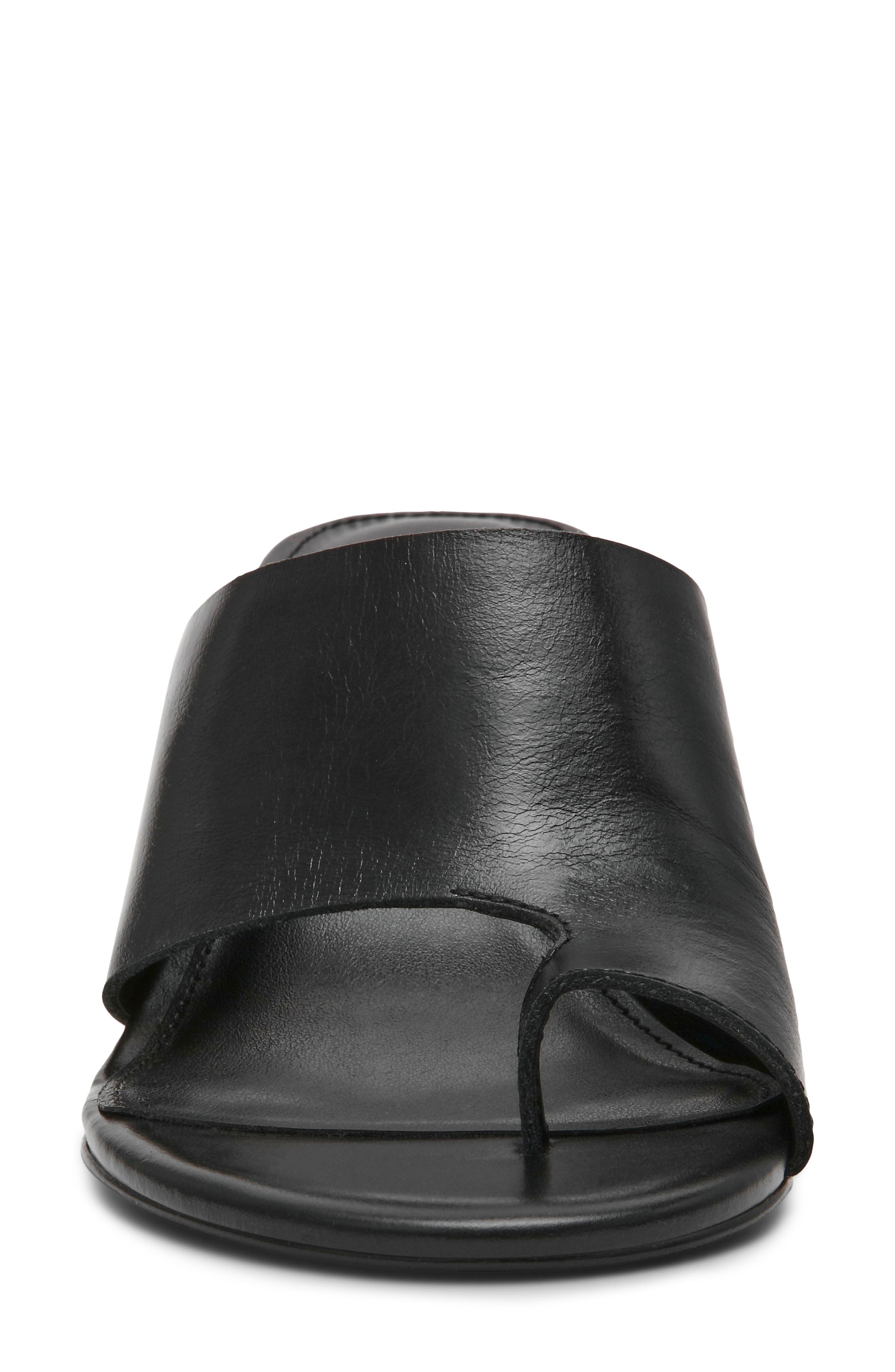 Steve Madden Valentin Slide Sandal, Alternate, color, Black Leather