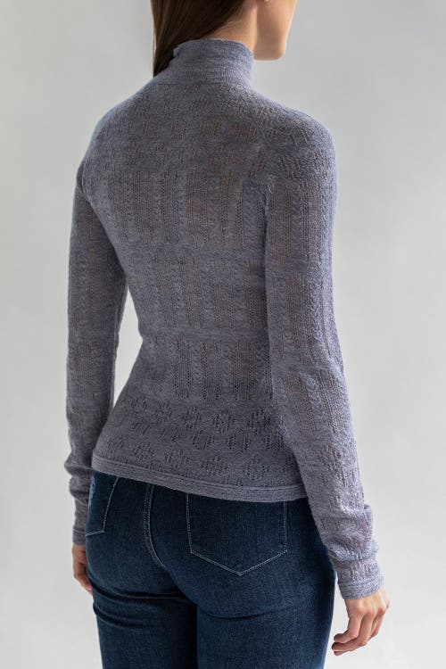 Sskein Elise Pullover In Glint Grey