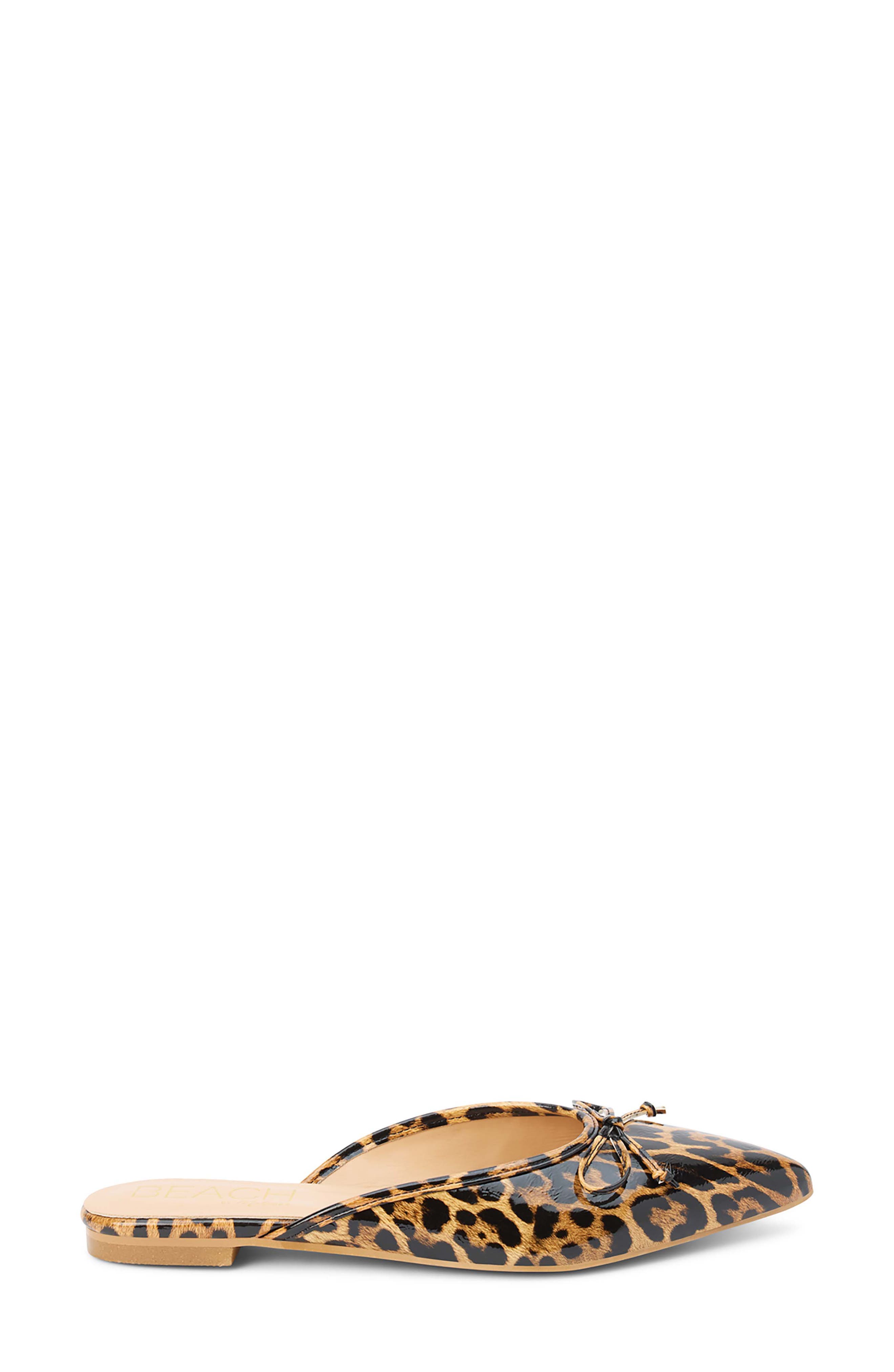 Matisse Reggie Pointed Toe Mule, Alternate, color, Leopard Print