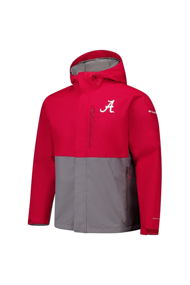 Men's Columbia  Crimson Alabama Crimson Tide Field Bound Omni-Tech™ Full-Zip Jacket, Alternate, color, Crimson