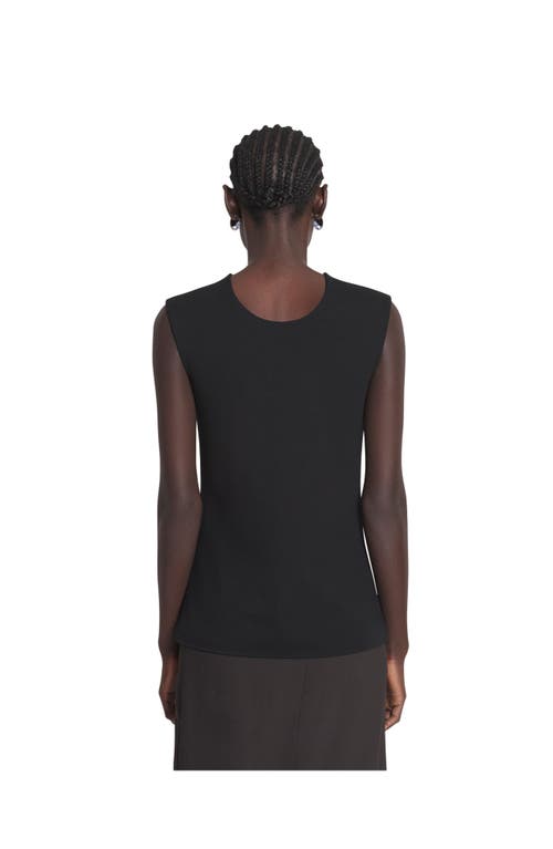 Lanvin Jersey Top With A Plunging Neckline