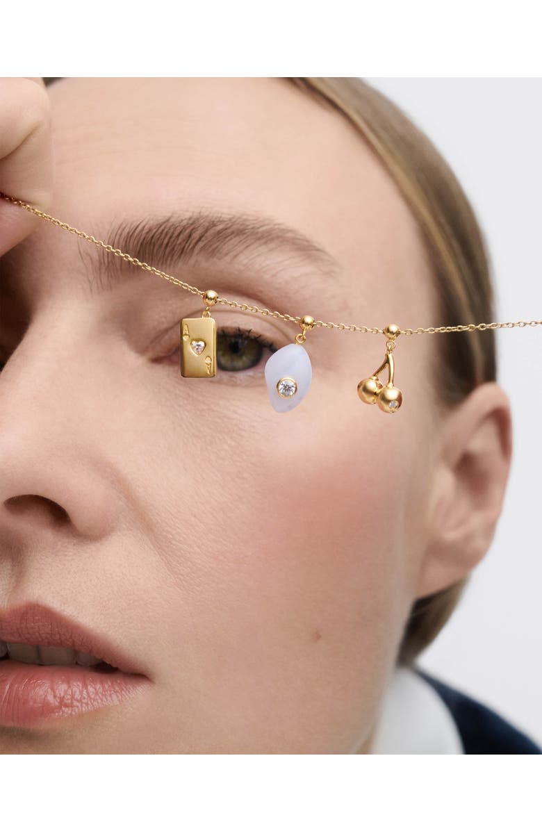 PDPAOLA Cherry Charm, Alternate, color, Brass