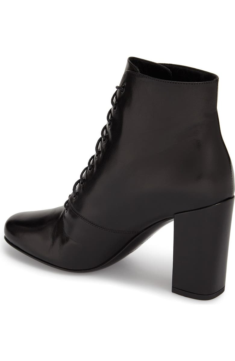 Saint Laurent 'Babies' Lace-Up Bootie, Alternate, color,