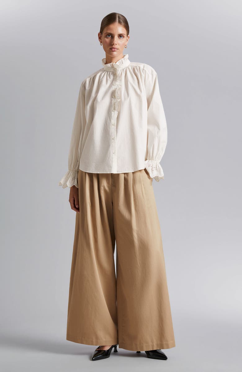 & Other Stories Long Sleeve Button-Up Shirt, Alternate, color,