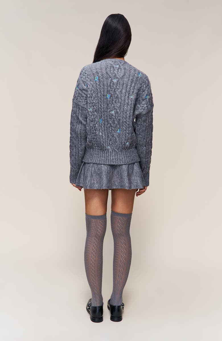 Guizio Etta Sweater, Alternate, color, Medium Heather Grey