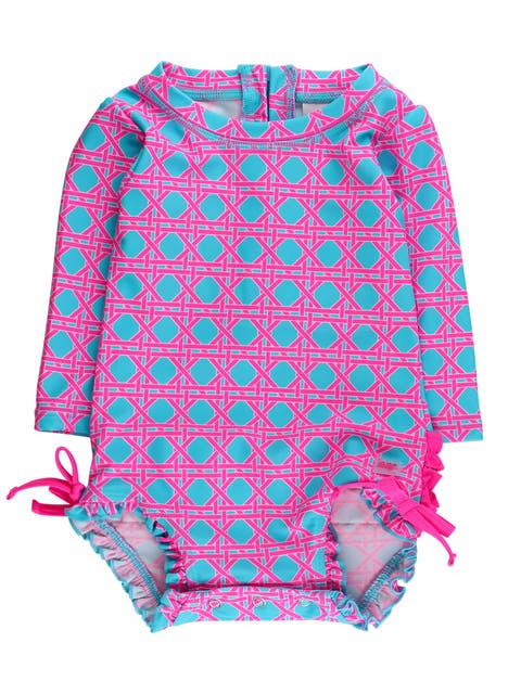 Long Sleeve UPF50 One Piece Rash Guard (Toddler)