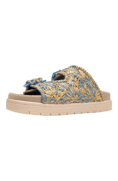 Forever & Always Shoes Milana Leather Double-strap Sandal In Multi