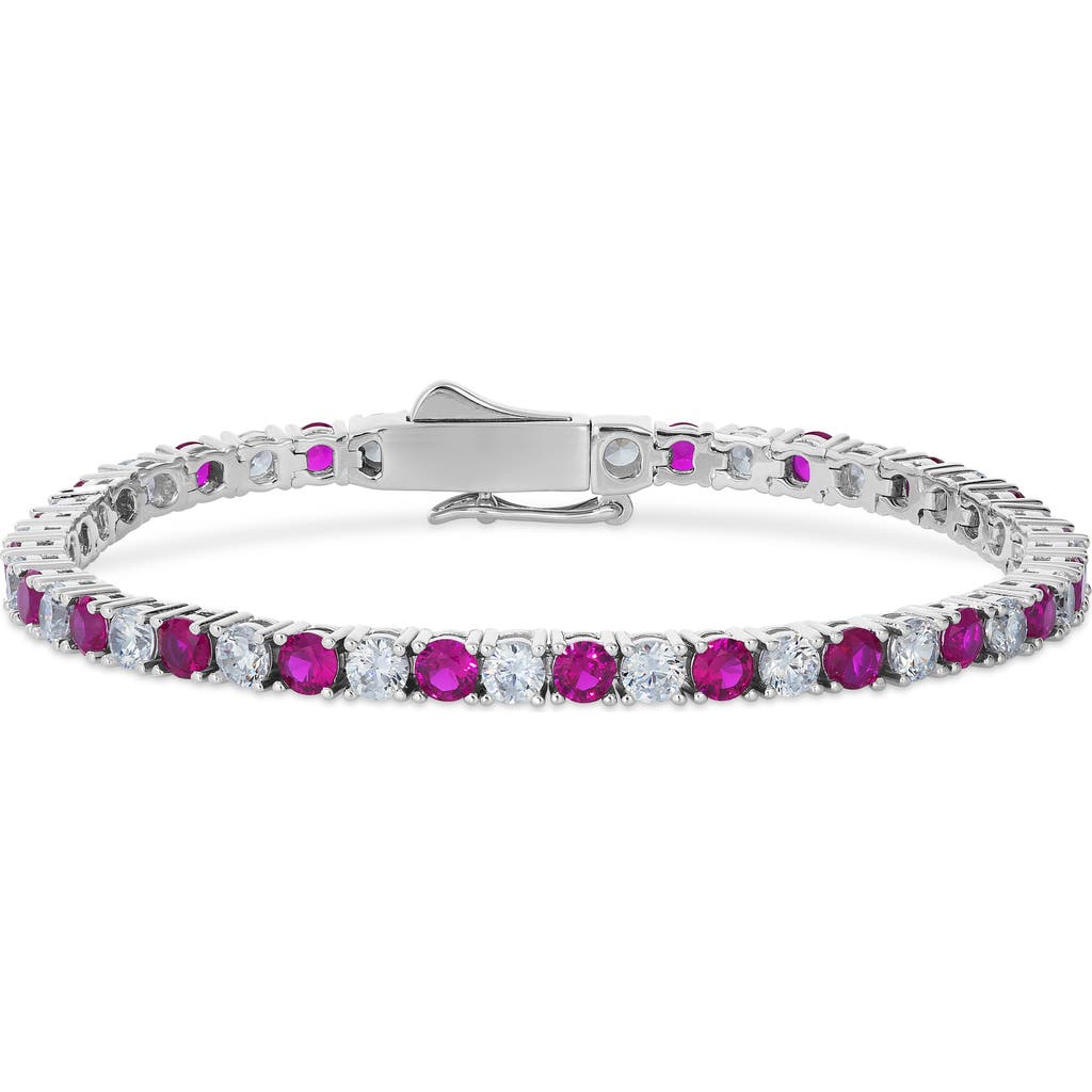 Anna Zuckerman 5 Carat Ruby And Diamond Crystalline Bracelet In Ruby