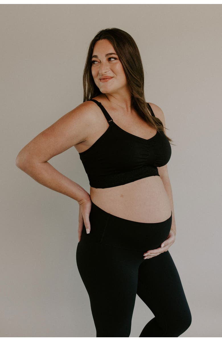 Blush & Bashful Blush Bra, Alternate, color, Black