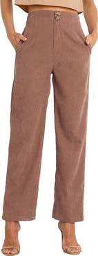Petal & Pup Springfield High Waist Cotton Corduroy Pants