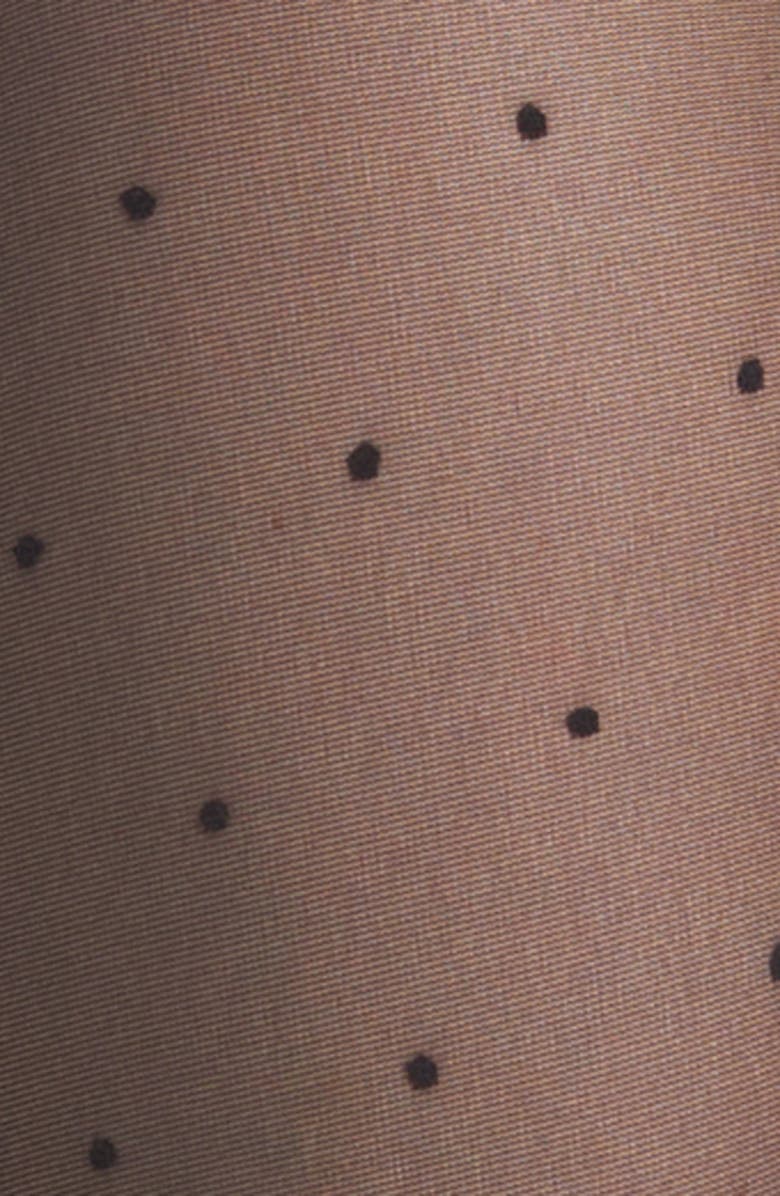 Swedish Stockings Doris Dot Tights, Alternate, color, Black