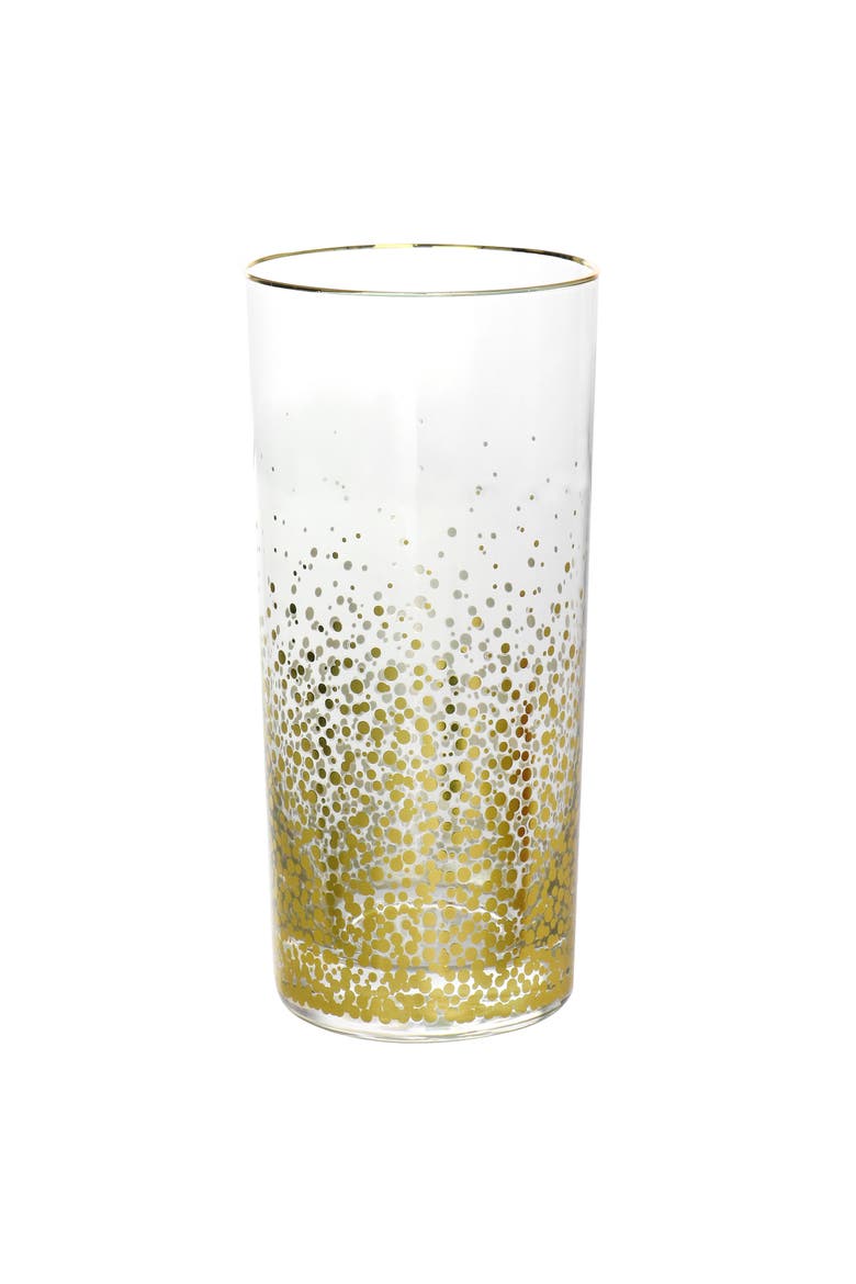 California Designs Audrey Hill 6 Piece 16oz Glass Tumbler Set in Assorted Colors, Alternate, color, Assorted