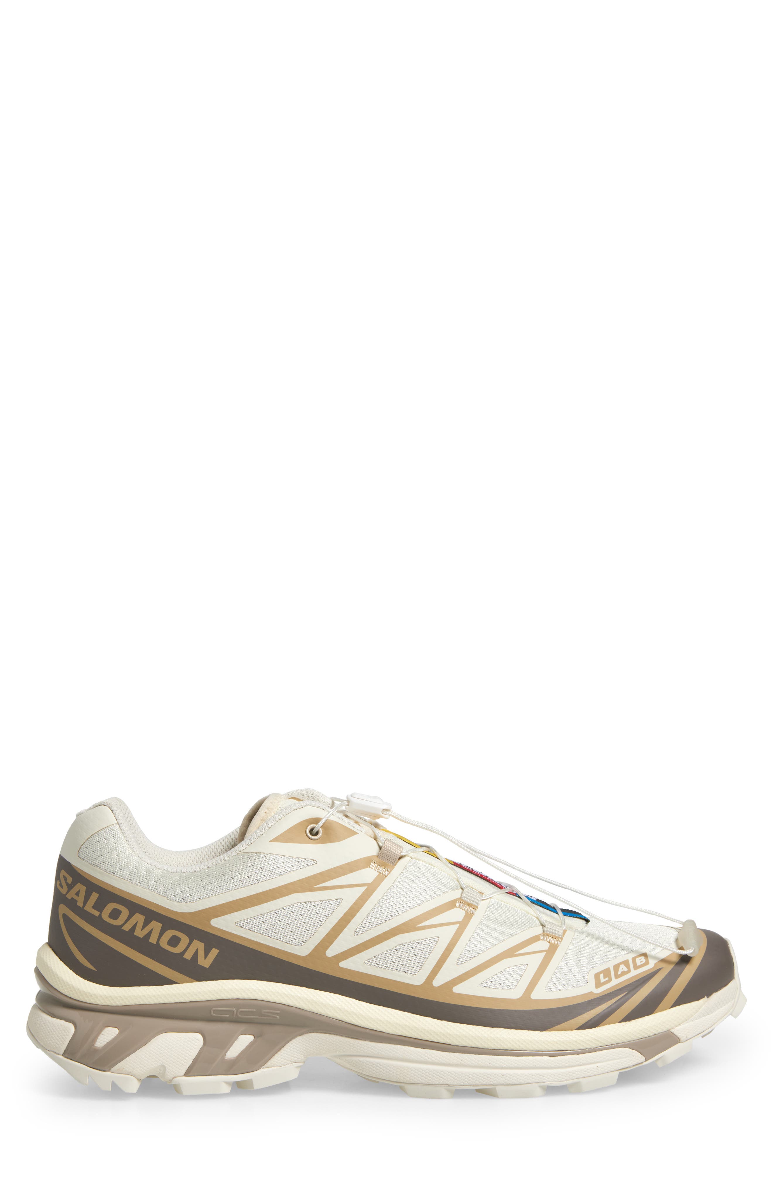 Salomon Gender Inclusive XT-6 Sneaker, Alternate, color, Vanilla Ice