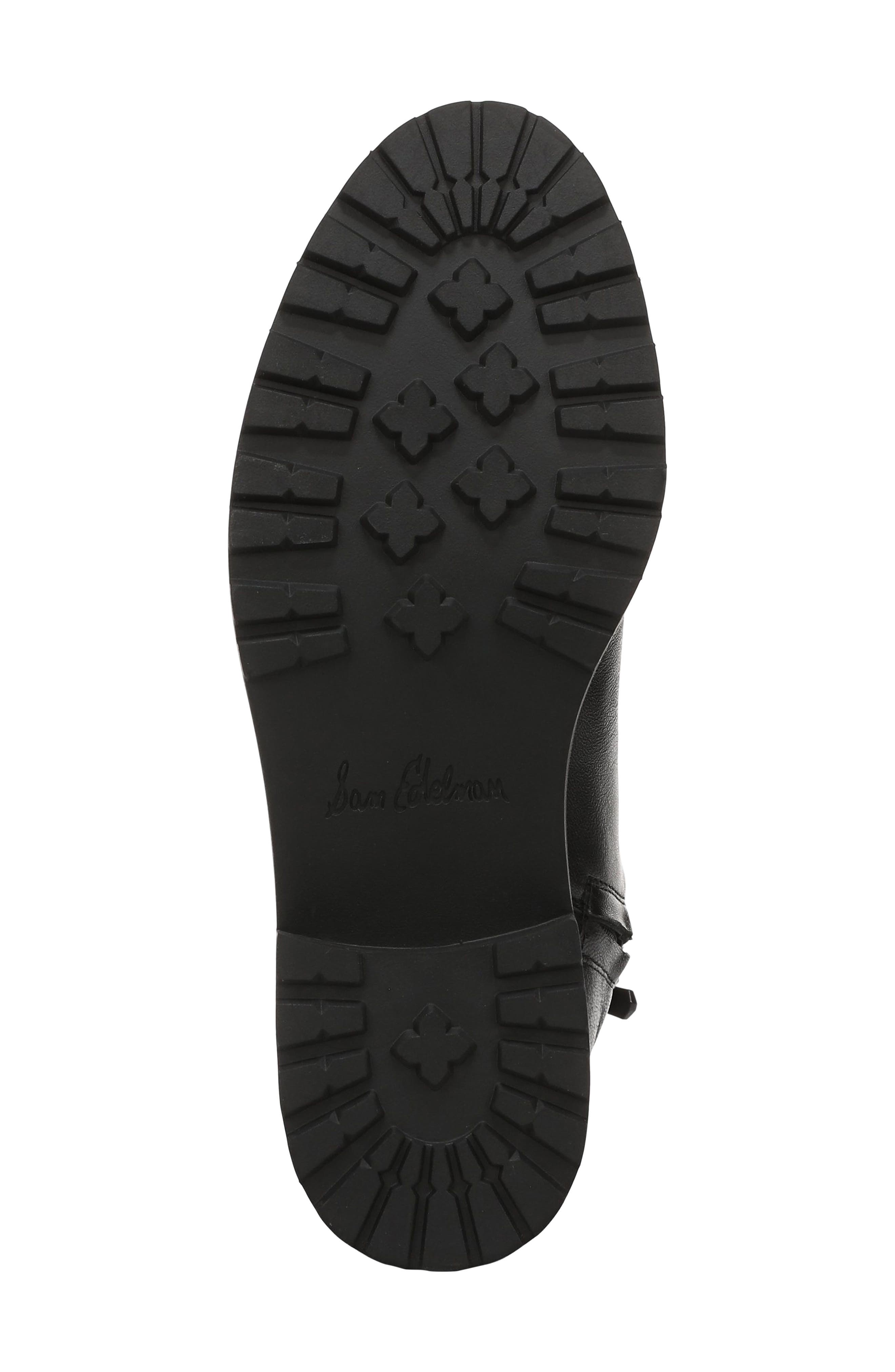 Sky Leather Boot, Alternate, color, BLACK LEATHER