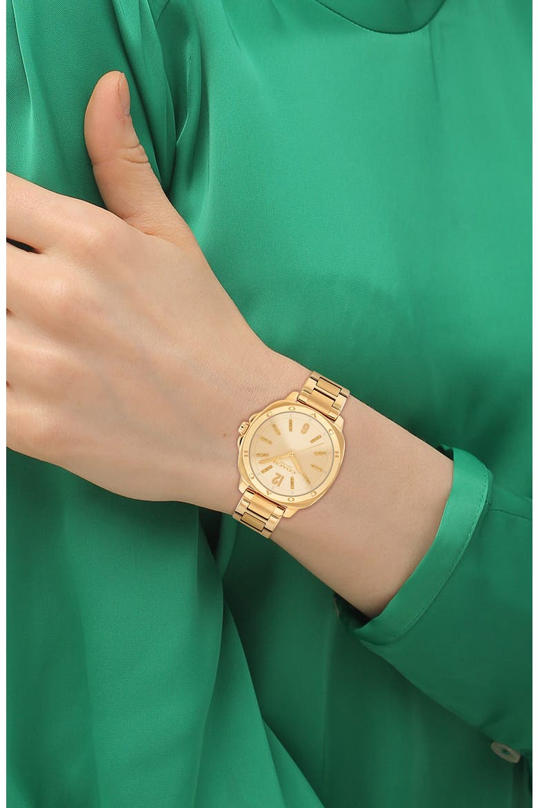 Kitt Bracelet Watch, 34mm, Alternate, color, GOLD