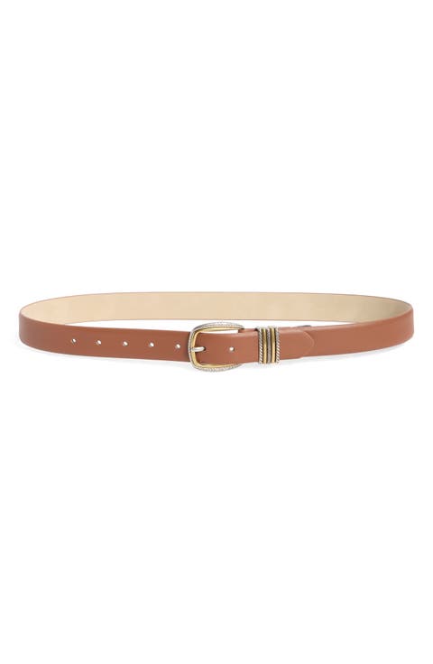 Faux Leather Belt